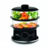 Tefal VC140135 Convenient Dampfgarer, 2 Körbe, 6,5 L, 900 W, Schwarz