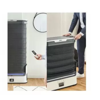 TEFAL YT4050E1 Automatischer Dampfschrank, 1800 W, 2 L Tank, 3 Programme, Touchscreen, faltbar, Weiß