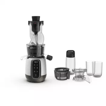 TEFAL ZC605D38 Slow Juicer 150W Cold Press 35 RPM Silber/Schwarz