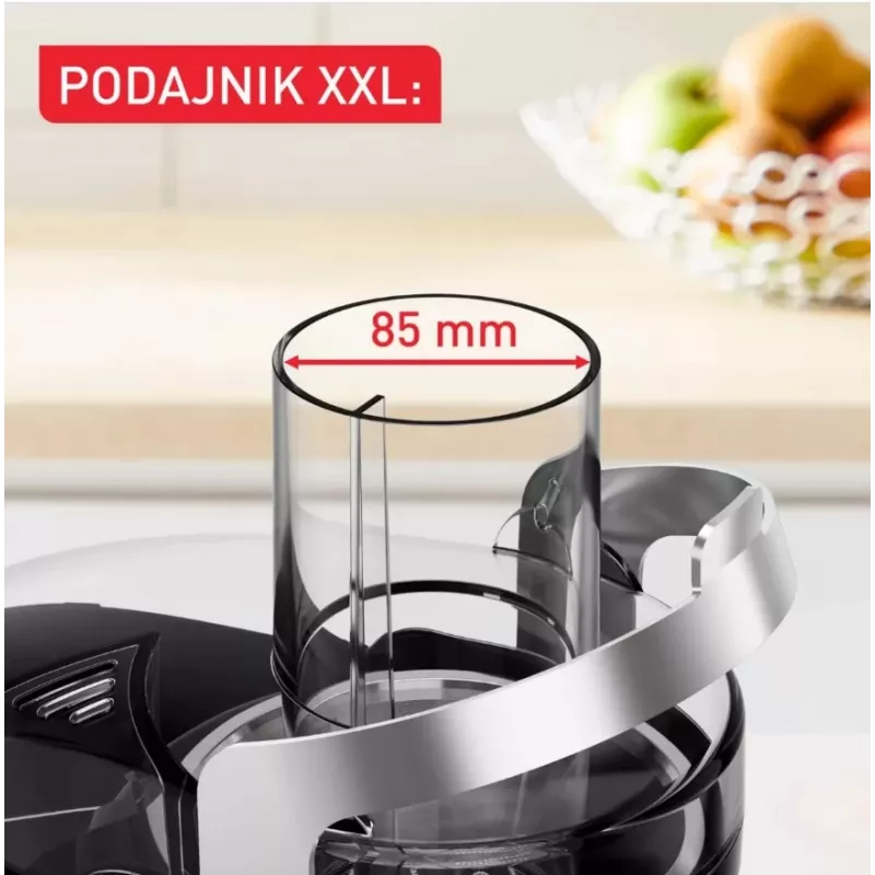 Tefal ZE660D10 Zentrifugal-Entsafter 800 W Schwarz/Silber