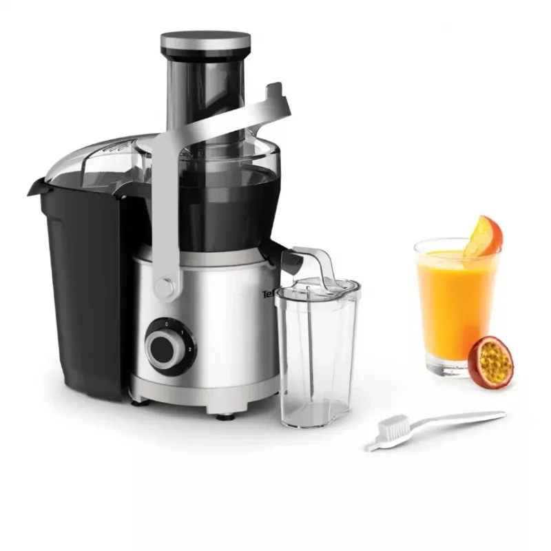 Tefal ZE660D10 Zentrifugal-Entsafter 800 W Schwarz/Silber