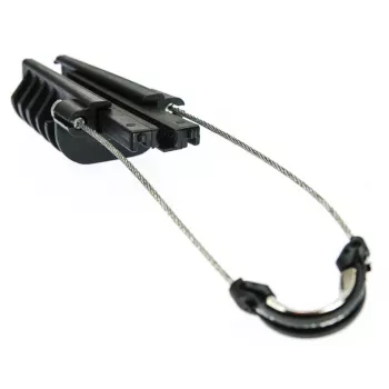 TELCOLINE I-37.PAT Kabelspannklemme für Rundkabel von 3–7 mm, schwarz