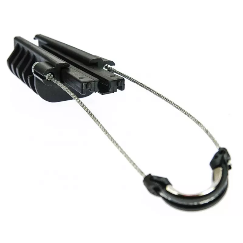 TELCOLINE I-37.PAT Kabelspannklemme für Rundkabel von 3–7 mm, schwarz