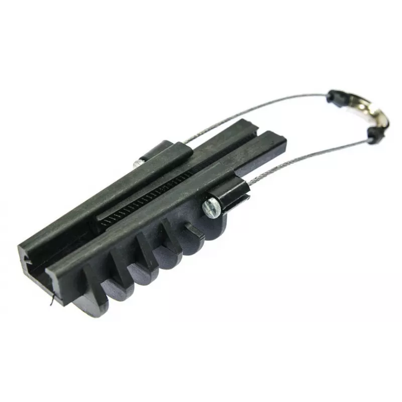 TELCOLINE I-37.PAT Kabelspannklemme für Rundkabel von 3–7 mm, schwarz