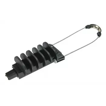 TELCOLINE I-37.PAT Kabelspannklemme für Rundkabel von 3–7 mm, schwarz