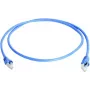 Telegärtner 100008172 CAT 5e F/UTP RJ45 Patchkabel, 0,5 m, Blau, Flammhemmend, Knickschutz