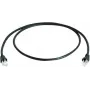 Telegärtner 100008948 CAT 5e F/UTP RJ45 Patchkabel, 7,5 m, Schwarz, Flammhemmend, Knickschutz