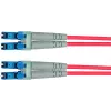TELEGÄRTNER 10m LC auf LC OM4 Duplex 50/125 Multimode LWL Patchkabel, Violett LSZH 100011512