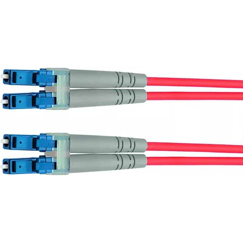 TELEGÄRTNER 10m LC auf LC OM4 Duplex 50/125 Multimode LWL Patchkabel, Violett LSZH 100011512