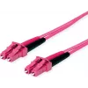 TELEGÄRTNER 10m LC auf LC OM4 Duplex 50/125 Multimode LWL Patchkabel, Violett LSZH 100011512