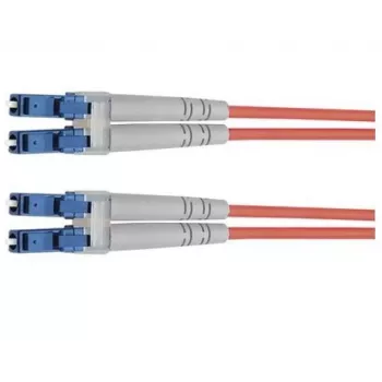 TELEGÄRTNER 10m LC auf LC OM4 Duplex 50/125 Multimode LWL Patchkabel, Violett LSZH 100011512