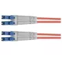 TELEGÄRTNER 10m LC auf LC OM4 Duplex 50/125 Multimode LWL Patchkabel, Violett LSZH 100011512