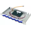 Telegärtner 19 inch 1U Glasfaser-Patchpanel Basis eco, 12 x SC-Duplex, 24 x SC-Pigtails, OM3 Multimode 50/125µm