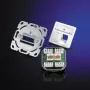 Telegärtner AMJ45 8/8 K Up/50 Cat.6A Unterputz-Datendose, 2x RJ45, geschirmt, Perlweiß RAL 1013 J00020A0501
