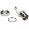 Telegärtner BNC Einbaubuchse, isoliert 50 Ohm, weißer Isolierflansch, Z01 - 1 Stück (J01001A0043)