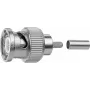 Telegärtner BNC Crimp-Verbinder G01 50 Ohm, Crimp/Crimp, Professional, A0205, für RG-58 C/U, Belden YR23092, UG-1785/U, 5er-Pack