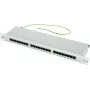 TELEGÄRTNER Cat.5e 24-Port RJ45 Patch Panel, 1U, 19-Zoll, Hellgrau