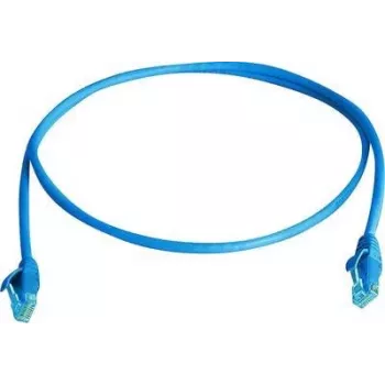 Telegärtner Cat.5e U/UTP Patchkabel, 1 m, Blau