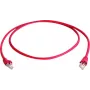Telegärtner CAT 6A S/FTP Crossover Patchkabel, RJ45, 1 m, Rot, LSZH L00000A0120