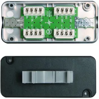 TELEGÄRTNER Cat.7 Verbindungsmodul zur Rohkabelverlängerung, vollständig geschirmt, mit Adapter für 8-adriges Twisted-Pair J00060B0069
