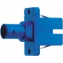 Telegärtner Hybrid Glasfaseradapter ST Buchse auf SC Buchse Multimode Blau J08082A0000