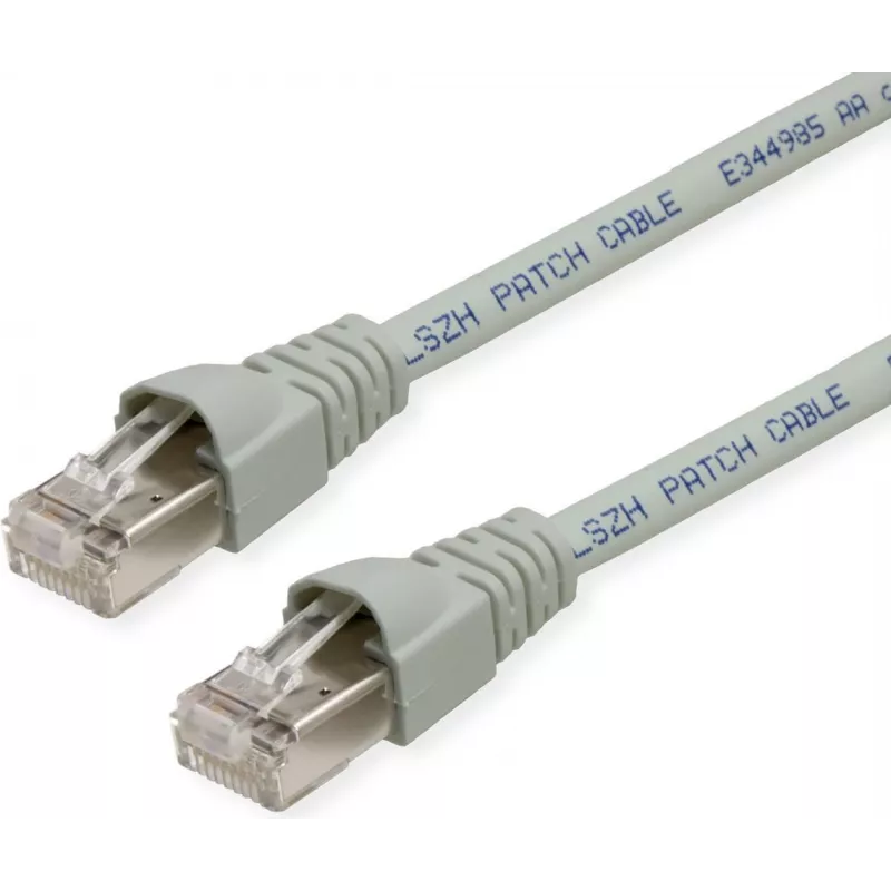 Telegärtner L00004A0104 Cat6a S/FTP Netzwerk-Patchkabel, 6 m, Grau