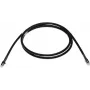 Telegärtner L00010A0392 1m FME-Stecker auf FME-Stecker RG174 Koaxialkabel, Schwarz