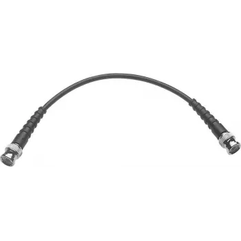 Telegärtner L00013A1453 5m BNC-Stecker auf BNC-Stecker RG58 Koaxialkabel, 50 Ohm, Schwarz