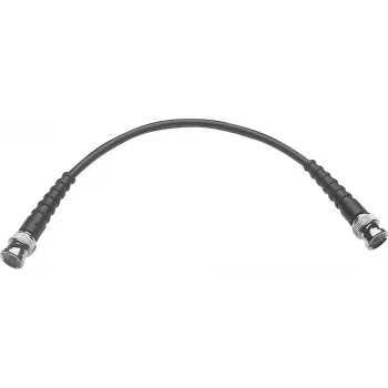 Telegärtner L00013A1459 5m BNC-Stecker auf BNC-Stecker RG-59 B/U 75 Ohm Koaxialkabel, Schwarz