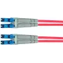 Telegärtner LC auf LC Multimode OM3 Duplex LWL Patchkabel, 1m, Aqua L00870A0003