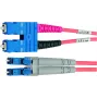 Telegärtner LC auf SC Single-Mode LWL Patchkabel, 2m, 9/125µm, LSZH Gelb