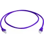 Telegärtner MP8 FS 500 CAT 6a S/FTP Patchkabel, RJ-45 Stecker auf RJ-45 Stecker, 0,25 m, Violett, Snagless Boot, 10 Gbps, 500 MHz L00000A0237