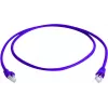 Telegärtner MP8 FS 500 Cat 6a S/FTP Patchkabel, RJ-45 Stecker auf RJ-45 Stecker, 0,5 m, Violett, Snagless
