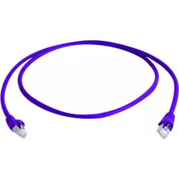 Telegärtner MP8 FS 500 Cat 6a S/FTP Patchkabel, RJ-45 Stecker auf RJ-45 Stecker, 0,5 m, Violett, Snagless
