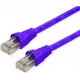 Telegärtner MP8 FS 500 Cat 6a S/FTP Patchkabel, RJ-45 Stecker auf RJ-45 Stecker, 0,5 m, Violett, Snagless