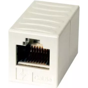 Telegärtner Netzwerk-Kupplung RJ45 Buchse zu Buchse Cat.6A geschirmt, Alpinweiß J00029A0062