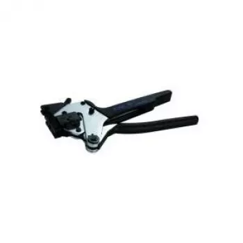 Telegärtner Professional Crimpzange für RJ45, RJ12, RJ11 – ratschengesteuert mit Cutter und Abisolierer (N00001A0002)