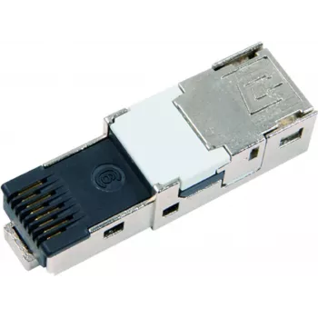 Telegärtner STX V1 RJ45 Steckereinsatz Cat.6, gerade, 8P8C, geschirmt, werkzeuglose IDC, J80026A0004