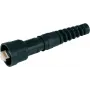 Telegärtner STX V1 RJ45 Stecker-Set, Kunststoffvariante 1, gerade, 8P8C, geschirmt, schwarz, 1 Stück