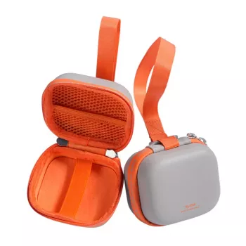 TELESIN DisAdv EVA Universal Mini Transport Bag für Actionkameras (Grau-Orange)
