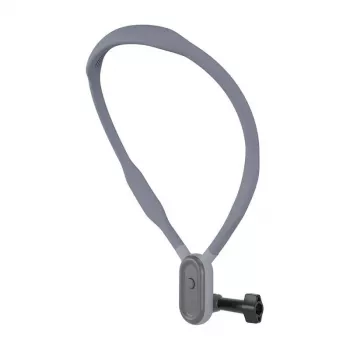 TELESIN Neckband für Actionkameras und Smartphones - Magnetischer Schnellverschluss, ergonomisches Design, Schwarz