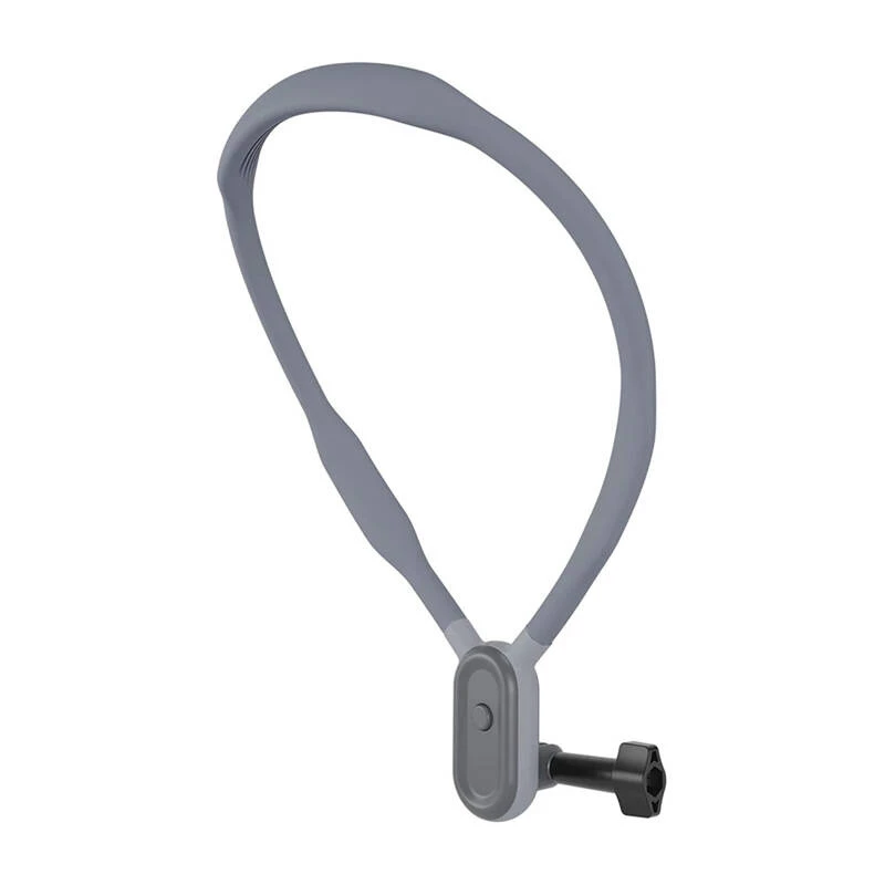 TELESIN Neckband für Actionkameras und Smartphones - Magnetischer Schnellverschluss, ergonomisches Design, Schwarz