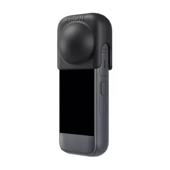 TELESIN Silikon-Linsenschutz für Insta360 X4 - Schwarz