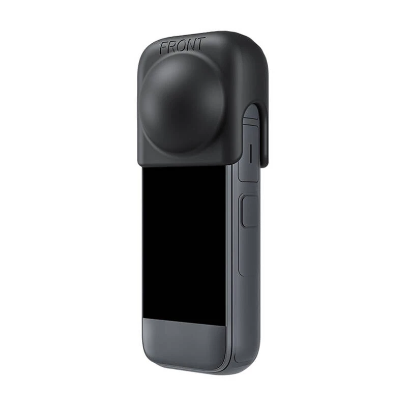 TELESIN Silikon-Linsenschutz für Insta360 X4 - Schwarz