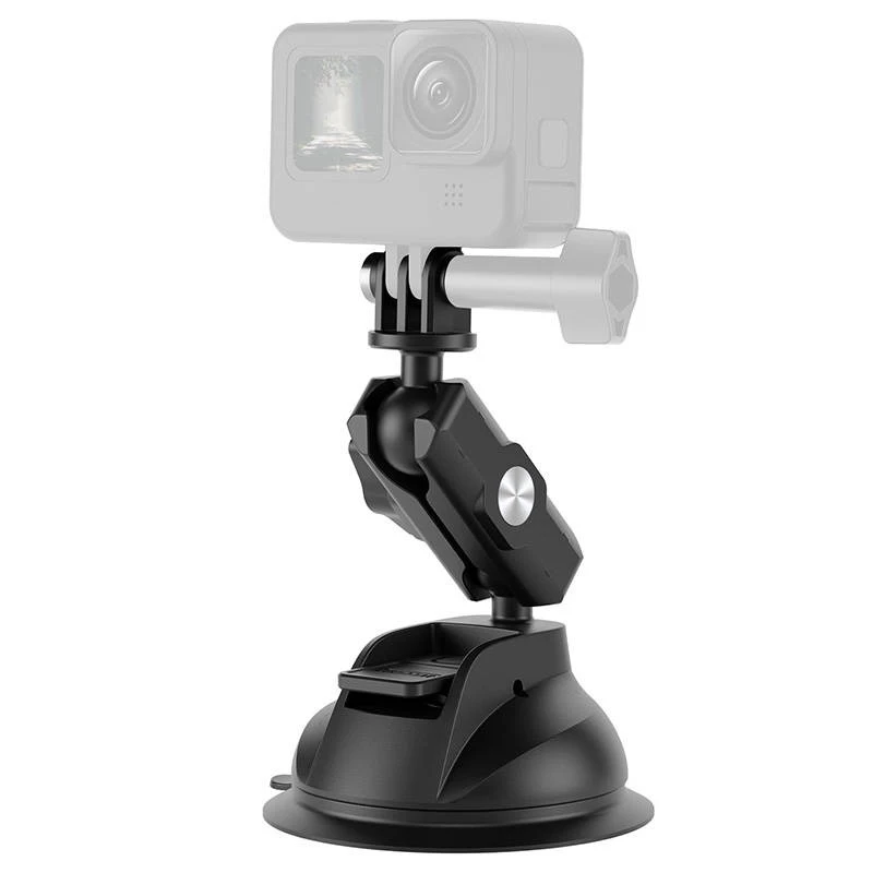 TELESIN Universal Saugnapf-Halter mit Handyhalterung und Action-Kamera-Halterung TE-SUC-012