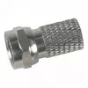 Televes 417101 F-Stecker Schraub-Koaxialverbinder für 7,0 mm Kabel mit Wetterschutz