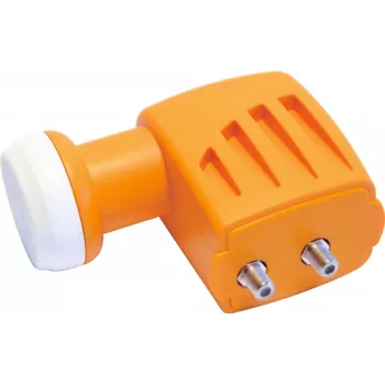 TELEVES 747802 Twin Universal LNB – 2 Ausgänge, 0,1 dB Rauschzahl, 40mm Feed