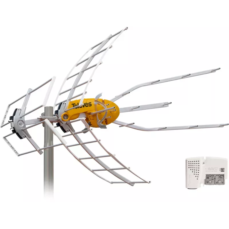 TELEVES Ellipse Mix BIII/UHF (LTE700) TV-Antenne mit BOSS-Technologie - Ref. 148821