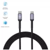 Tellur Type-C auf Type-C Kabel 3A 60W 1m Schwarz