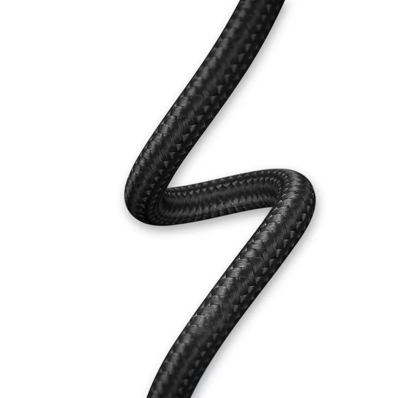 Tellur Type-C to Type-C Kabel 3A PD60W 2m Nylon Schwarz